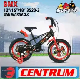 Sepeda Anak Cowok Bmx Centrum Angry Birds ban jumbo 3.0 UK16 18