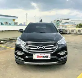 Hyundai Santa Fe D Spek Panoramik Tahun 2017 Automatic Hitam