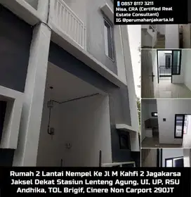 Rumah Siap Huni Cepat Di Jagakarsa Dekat Jl M Kahfi 2 Stasiun Lenteng