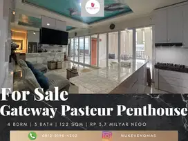 Dijual Apartement Gateway Pasteur Penthouse 3BR+1 Full Furnished