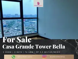 Dijual Apartement Casa Grande Residence 2BR Tower Bella Unfurnished