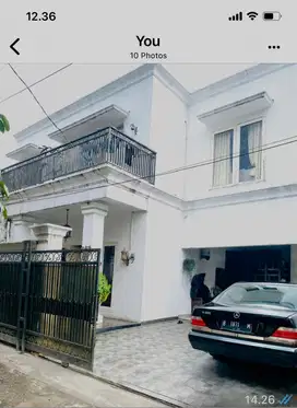 Rumah gandaria , dekat ke Cipete LT, 165 m/Lb,190 m2 , 2 Lantai , 4,3M
