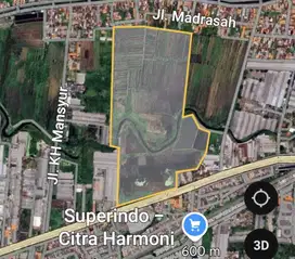 Dijual tanah Termurah Trosobo  nol jalan raya 12ha