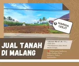 Jual tanah di jatikerto Malang