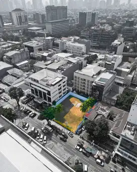 Dijual Tanah Komersial Ijin Bangun 6 Lantai Cocok untuk Bangun Gedung