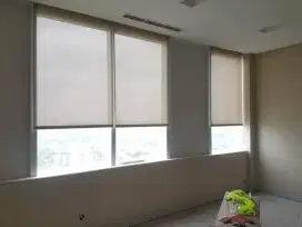 Tirai roller blind free survey dan pemasangan