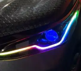 Custum headlamp segala jenis mobil