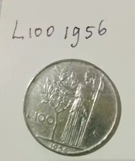 Coin Italia L100 1956