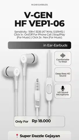 V-GEN VEP1-06 HEADSET