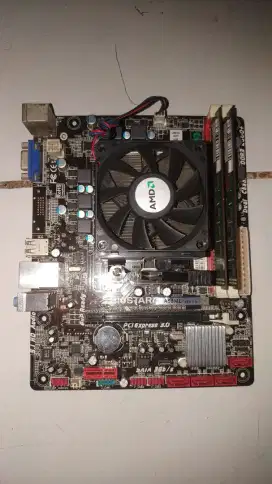 Paket Motherboard AMD A8 6600,Motherboard Biostar A58ML, DDR3 8GB
