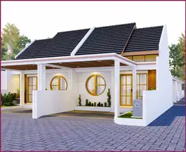 Rumah di Jogja Barat Dekat Brimob Sentolo Dalam Cluster Nuansa Jepang