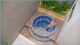 Rumah Kolam Renang Bonus Kanopi Cor Berbah Jogja Selatan AAU