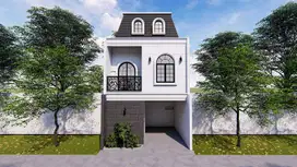RUMAH MEWAH 2 LANTAI GAYA EROPA DALAM CLUSTER DEKAT TOL & LRT CIBUBUR
