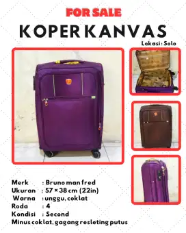 Koper kanvas second