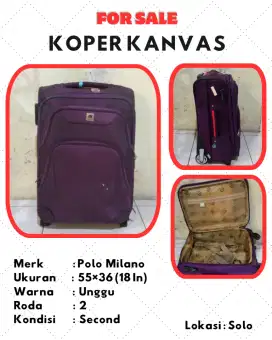 Koper kanvas second
