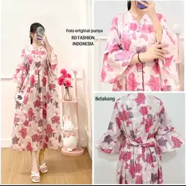 Dress cantik bahan twiscone ada 3 motif masih baru...