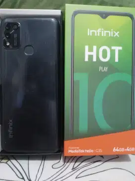 Infinix hot 10 play 4-64 like new