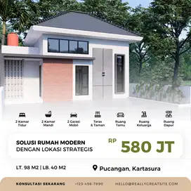 Rumah Solo Spot Pertumbuhan Area Barat. SHM + PBG
