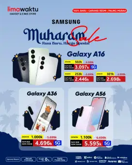 PROMO SAMSUNF GALAXY A SERIES DISKON UP TO 1.1 JUTA GARANSI RESMI SEIN