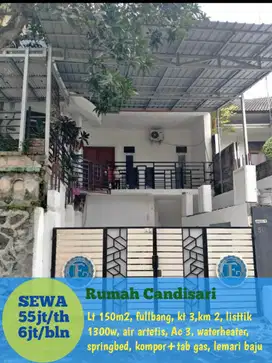 Di sewakan bulanan rumah dekat Akpol Semarang
