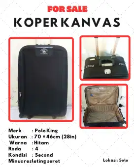 Koper kanvas second