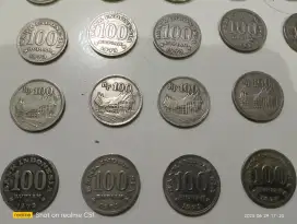 Koin 100 Perak Tahun 1973 (250k/keping)
