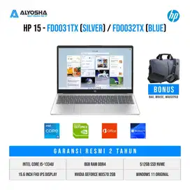 HP 15 fd0032TX Core i5-1334U/8GB/512GB SSD/MX570A 2GB 15.6FHD IPS/W11