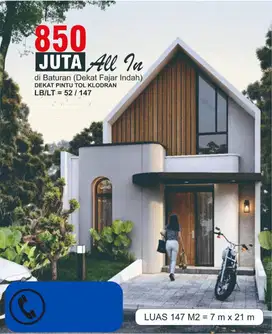 1 Unit Rumah  Proses Bangun