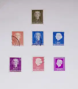 Perangko Langka  Nederland Orang
