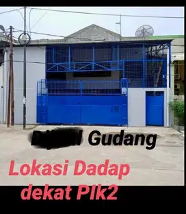 Disewakan gudang pantai indah dadap