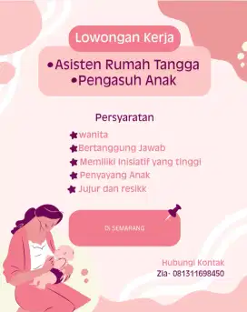 Lowongan Pengasuh anak/art