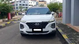 Hyundai santafe santa fe xg bensin 2020 putih cash kredit proses bisa