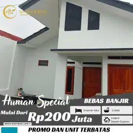 RUMAH MINIMALIS CANTIK 2 KAMAR AKSES STRATEGIS DEKAT STASIUN