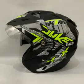 Helm Half Face JP7 Double Visor