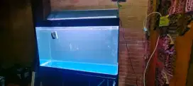Jual aquarium set uk 120x70x40 jual BU