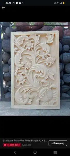 BATU ALAM PARAS UKIR RELIEF