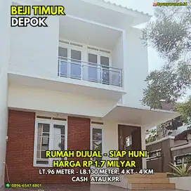 Rumah Dijual Di Beji Timur Siap Huni Dekat Poltek UI dan Stasiun Murah