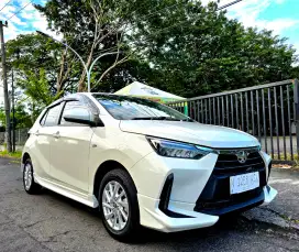 KM 9rb AGYA G CVT MATIC 2024 PUTIH BS KREDIT !!! #PRINCEMOBIL