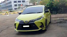 Km34 rb toyota yaris gr sport cvt matic 2022 kuning cash kredit bisa