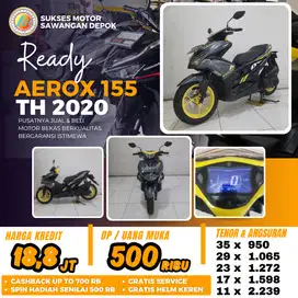 PROMO CASH KREDIT YAMAHA AEROX 155 TH 2020 UNIT MULU BERGARANSI MESIN