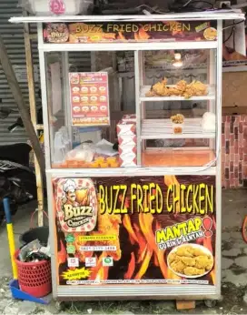 ETALASE UNTUK JUALAN FRIED CHICKEN