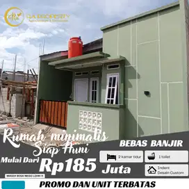 RUMAH MURAH SIAP HUNI 185 JUTAAN HANYA 10 MENIT DARI STASIUN KRL