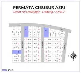 Promo Mulai Dari 1 Jutaan Per Meter Dekat RSUD Cileungsi Stok Terbatas