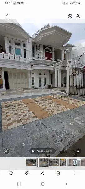 Jual rumah mewah 3 lantai jarang ada wisma mukti