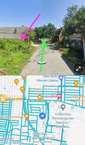 jual kavling tanah rungkut hanya 5 menit dari UPN
