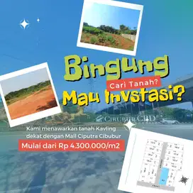 Tanah Dengan Lokasi Strategis Dapat SHM Per Unit Dekat mall Ciputra.