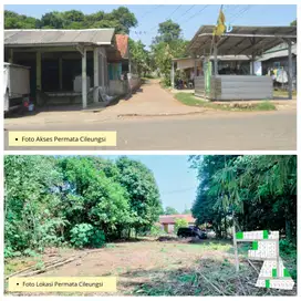 Tanah Kavling Area Cileungsi, Dapat Fasum Jlan Cor Beton 5 Meter
