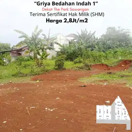 Tanah Kavling 2,8Jt/m2 Dekat The Park Sawangan, Terima SHM