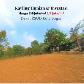 Dekat Alun-Alun Kota Bogor; Tanah Perumahan Cicil 12X Non Bunga