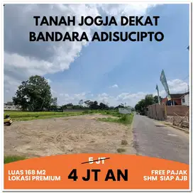 Dekat Bandara Adisutjipto, Kapling Perumahan SHM AJB Notaris